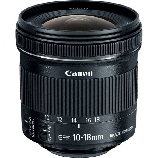 Lente Canon EFS 10 18mm IS STM