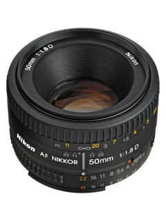 Lente Nikon AF 50mm f/1.8D - Detalhes
